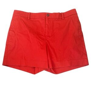 Lauren Ralph Lauren Red Chino Shorts Classic Casual Everyday‎ size 10 inseam 5"